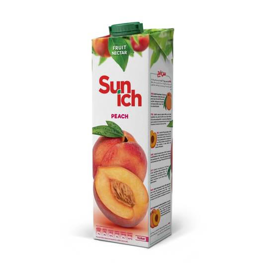 Sunich Peach Juice – 1L (Smooth, Sweet & Naturally Fruity)